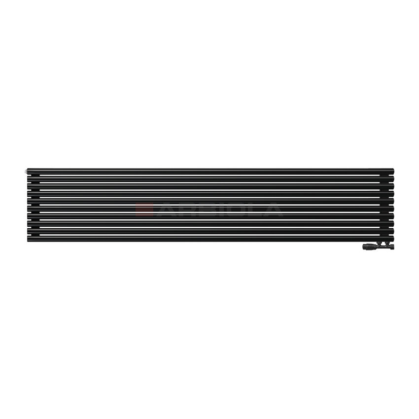 Arbiola Gorizont Iris V 2500-42-10 секции черный горизонтальный радиатор c нижним подключением Arbiola Gorizont Iris V 2500-42-10 секции черный горизонтальный радиатор c нижним подключением