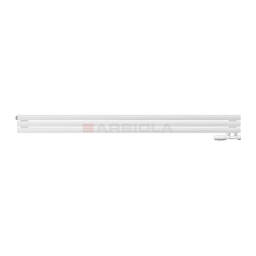 Arbiola Gorizont Iris V 1750-42-03 секции белый горизонтальный радиатор c нижним подключением Arbiola Gorizont Iris V 1750-42-03 секции белый горизонтальный радиатор c нижним подключением