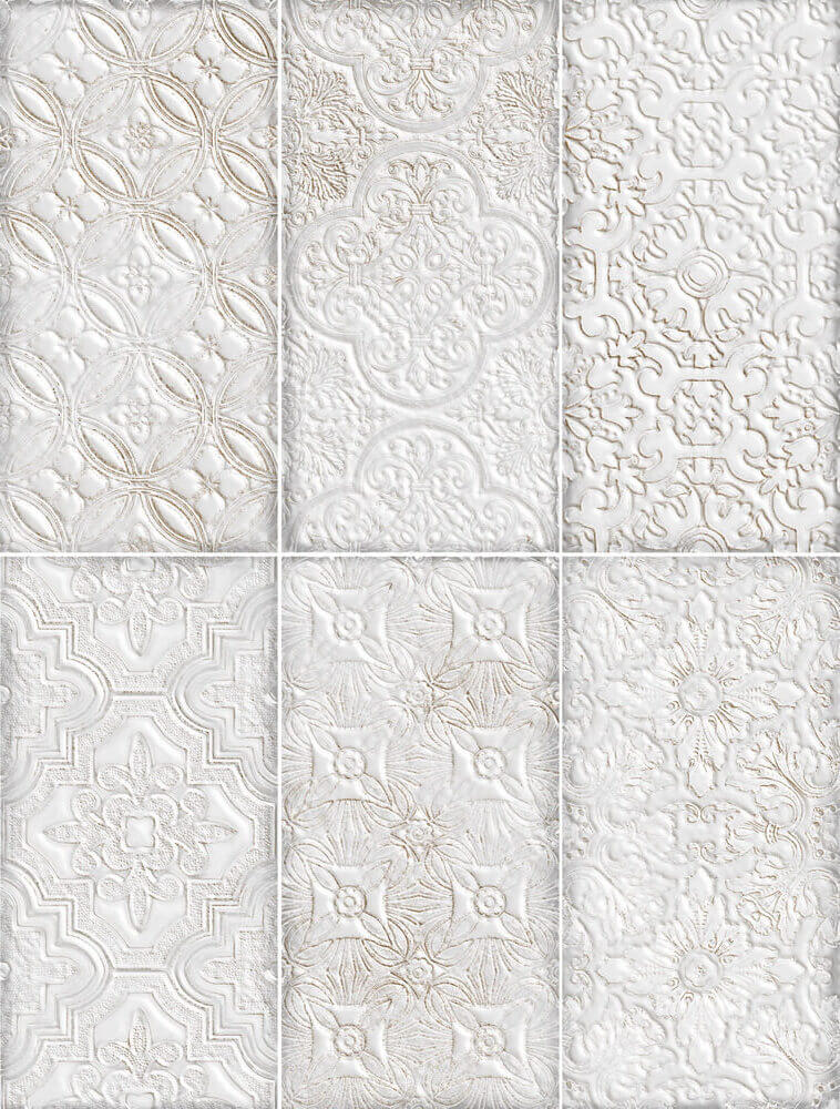 Bestile Dante Decor Ice 12x24 см Настенная плитка Bestile Dante Decor Ice 12x24 см Настенная плитка