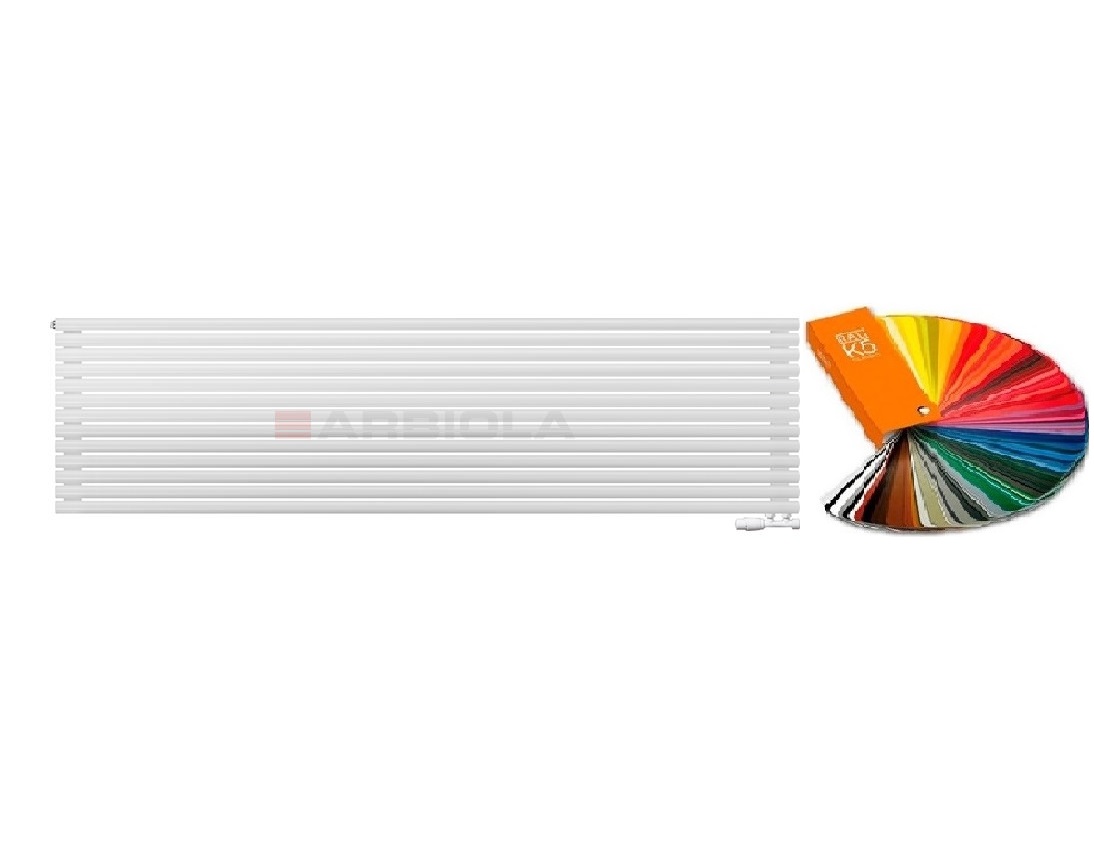 Arbiola Gorizont Iris V 2500-42-13 секции цветной горизонтальный радиатор c нижним подключением Arbiola Gorizont Iris V 2500-42-13 секции цветной горизонтальный радиатор c нижним подключением