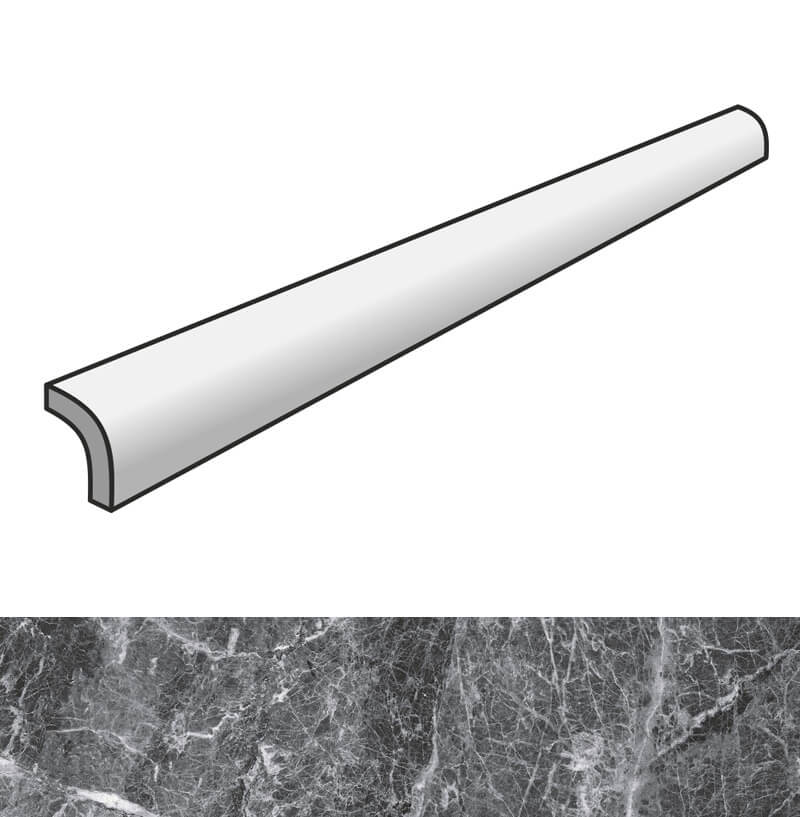 Caesar Anima Sigaro Grey St.Laurent 2x30 см бордюр Caesar Anima Sigaro Grey St.Laurent 2x30 см бордюр