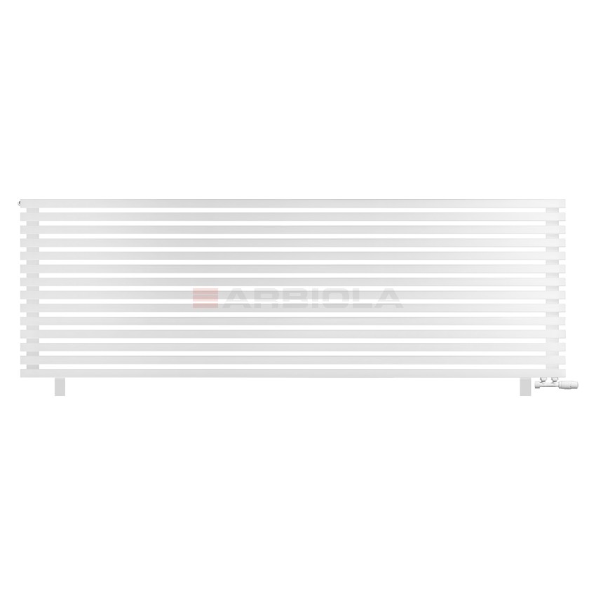 Arbiola Gorizont Ritmo VZ 2500-40-14 секций белый горизонтальный радиатор c нижним подключением (на ножках)