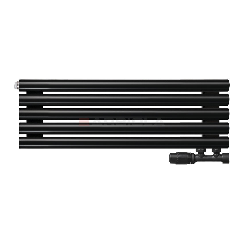 Arbiola Gorizont Iris V 1000-42-05 секции черный горизонтальный радиатор c нижним подключением Arbiola Gorizont Iris V 1000-42-05 секции черный горизонтальный радиатор c нижним подключением