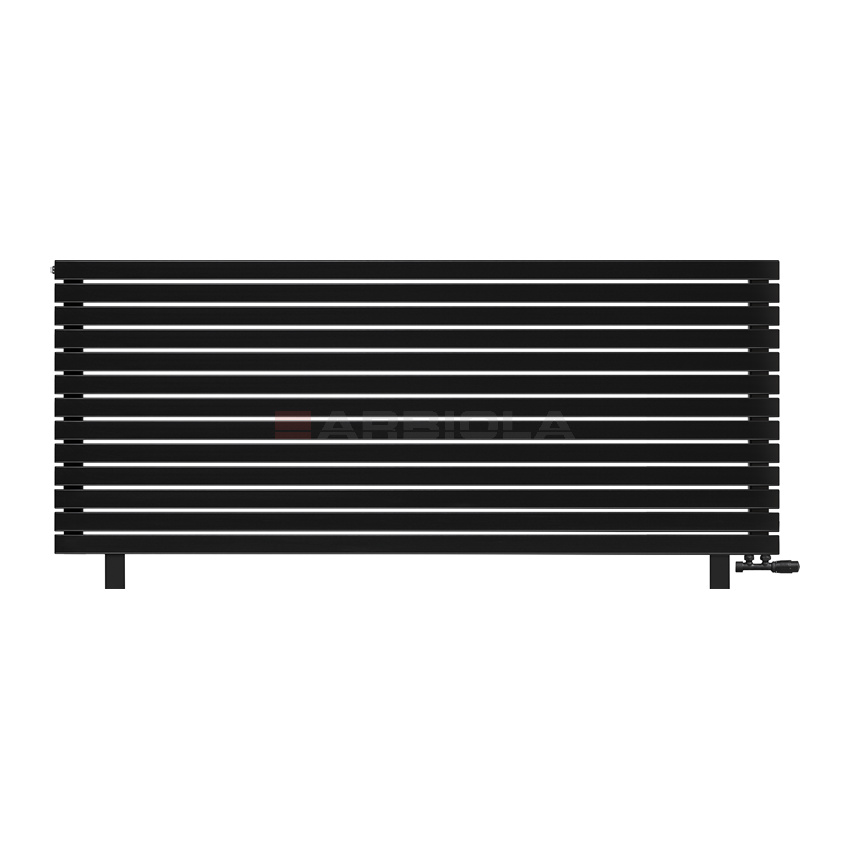 Arbiola Gorizont Liner VZ 2200-36-13 секции черный горизонтальный радиатор c нижним подключением с ножками Arbiola Gorizont Liner VZ 2200-36-13 секции черный горизонтальный радиатор c нижним подключением с ножками