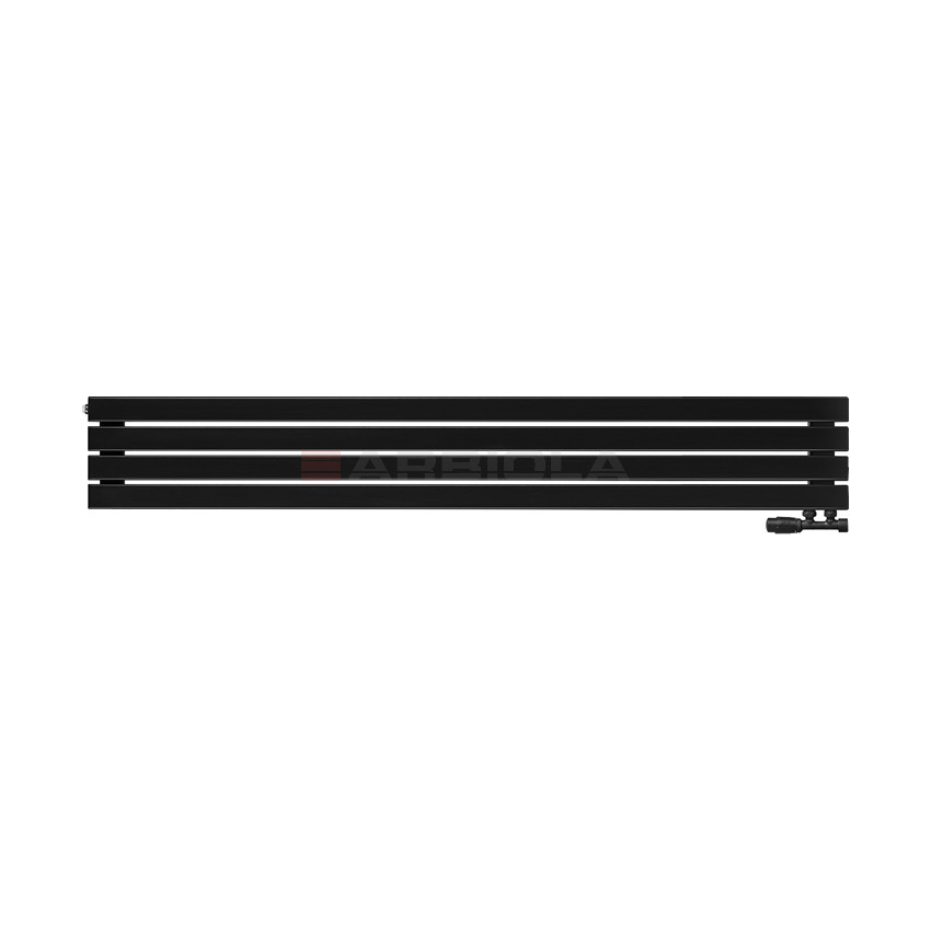 Arbiola Gorizont Liner V 1750-36-04 секции черный горизонтальный радиатор c нижним подключением Arbiola Gorizont Liner V 1750-36-04 секции черный горизонтальный радиатор c нижним подключением
