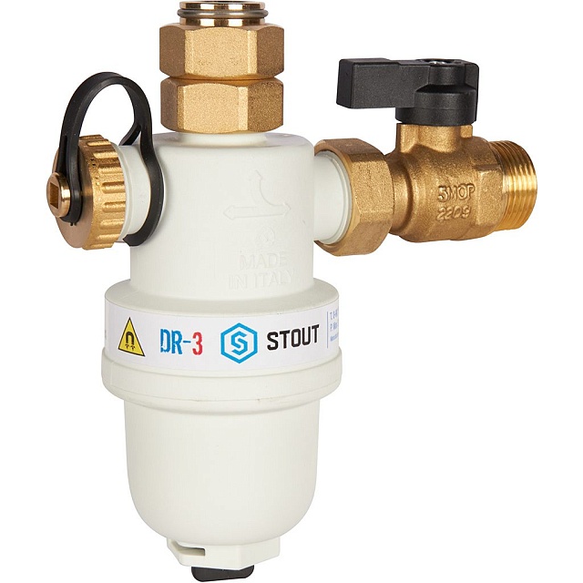 STOUT Фильтр-шламоотделитель G 3/4M-G 3/4RN-G 3/4M с магнитом для настенных котлов FW-0072-000020 STOUT Фильтр-шламоотделитель G 3/4M-G 3/4RN-G 3/4M с магнитом для настенных котлов FW-0072-000020