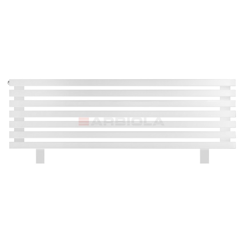 Arbiola Gorizont Ritmo HZ 1200-40-07 секций белый горизонтальный радиатор c боковым подключением (на ножках) Arbiola Gorizont Ritmo HZ 1200-40-07 секций белый горизонтальный радиатор c боковым подключением (на ножках)