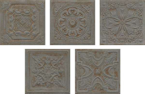 Aparici Gatsby Charcoal Tin 20x20 см Настенная плитка Aparici Gatsby Charcoal Tin 20x20 см Настенная плитка