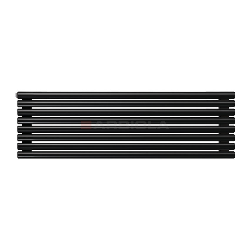 Arbiola Gorizont Iris H 1250-42-08 секции черный горизонтальный радиатор c боковым подключением Arbiola Gorizont Iris H 1250-42-08 секции черный горизонтальный радиатор c боковым подключением