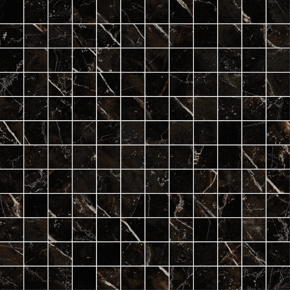 Versace Emote Mosaico T144 Nero Amasanta 39x39 см Мозаика
