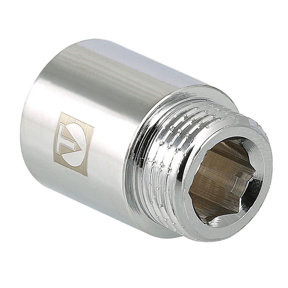 Valtec 1/2" x 70 мм Удлинитель хромированный внутренняя/наружная резьба Valtec 1/2" x 70 мм Удлинитель хромированный внутренняя/наружная резьба