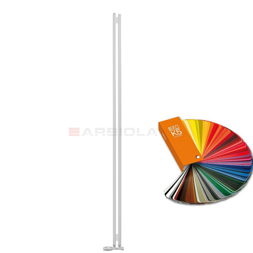 Arbiola Compact V 2000-63-02 секции цветной вертикальный радиатор c нижним подключением Arbiola Compact V 2000-63-02 секции цветной вертикальный радиатор c нижним подключением