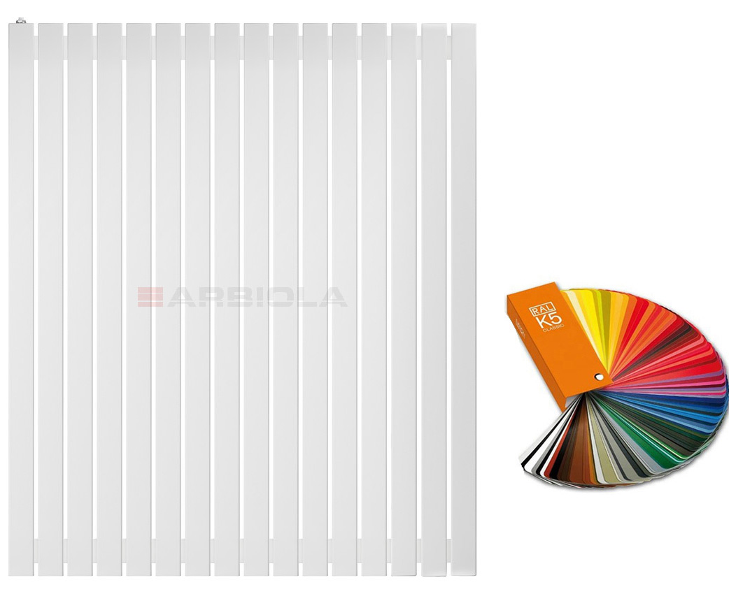 Arbiola Liner H 1000-36-16 секции цветной вертикальный радиатор c боковым подключением Arbiola Liner H 1000-36-16 секции цветной вертикальный радиатор c боковым подключением