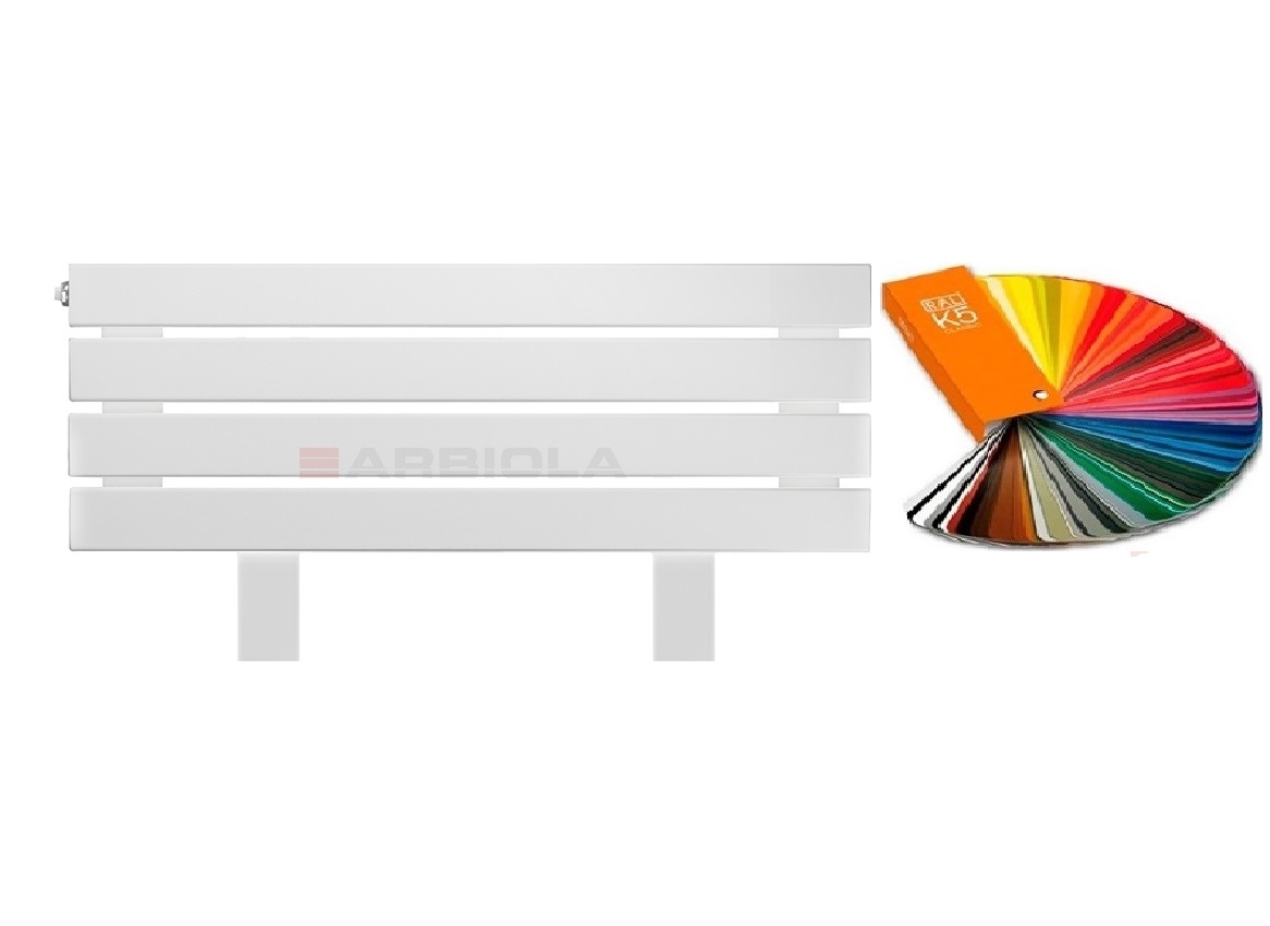 Arbiola Gorizont Liner HZ 1000-63-04 секции цветной горизонтальный радиатор c боковым подключением с ножками Arbiola Gorizont Liner HZ 1000-63-04 секции цветной горизонтальный радиатор c боковым подключением с ножками