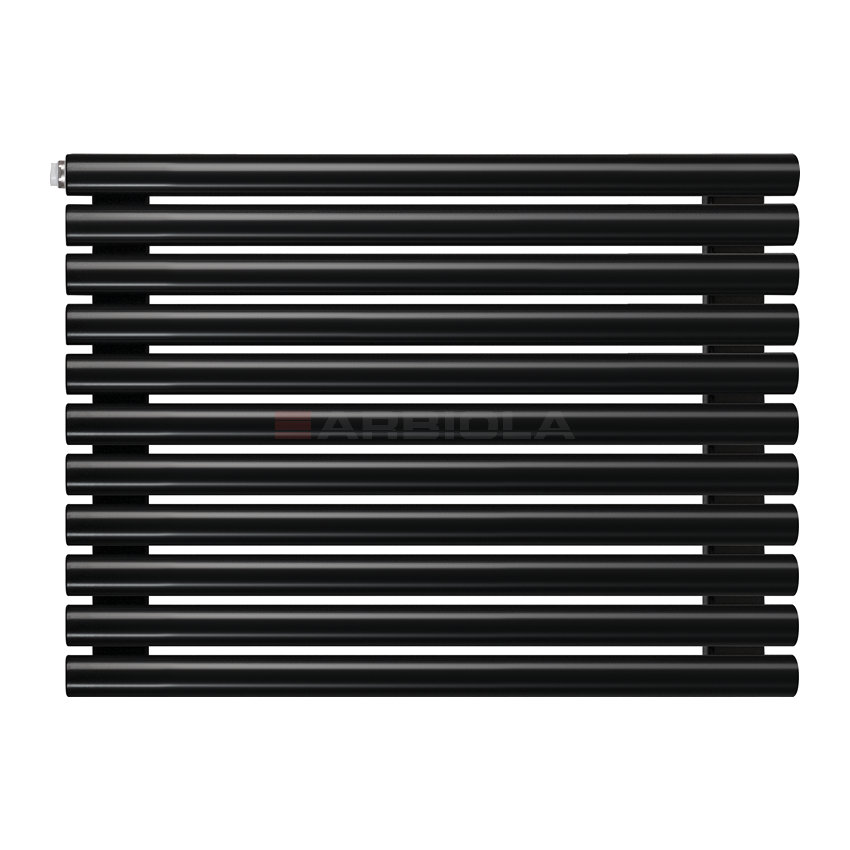 Arbiola Gorizont Iris H 1000-42-11 секции черный горизонтальный радиатор c боковым подключением Arbiola Gorizont Iris H 1000-42-11 секции черный горизонтальный радиатор c боковым подключением