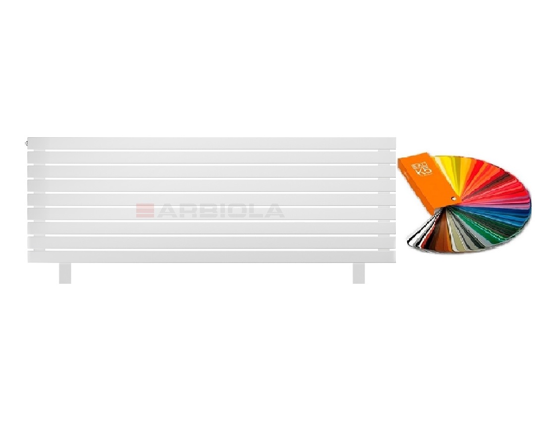 Arbiola Gorizont Liner HZ 1800-36-09 секции цветной горизонтальный радиатор c боковым подключением с ножками