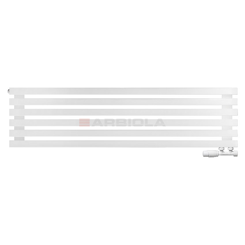 Arbiola Ritmo Gorizont V 1250-40-06 секций белый горизонтальный радиатор c нижним подключением