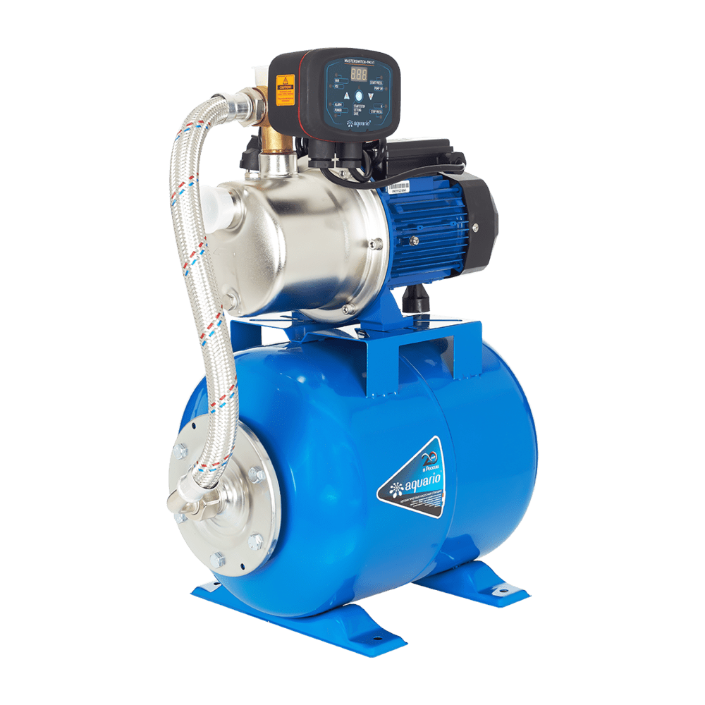 Aquario AUTO AJS-60A(M) насосная станция с реле Masterswitch