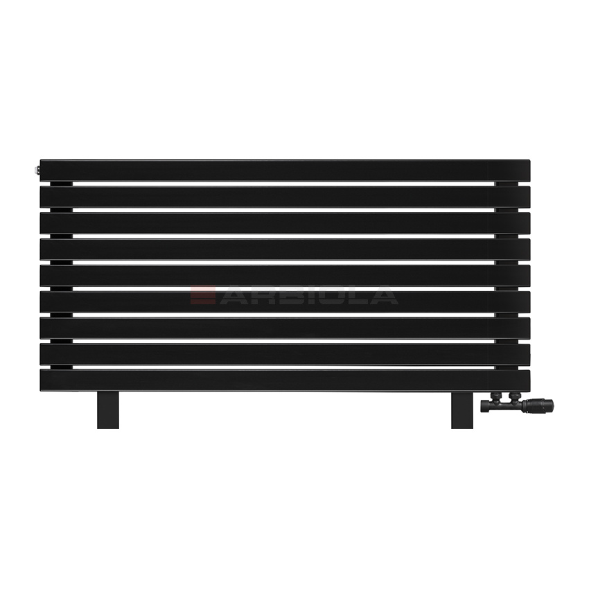 Arbiola Gorizont Liner VZ 1200-36-09 секции черный горизонтальный радиатор c нижним подключением с ножками Arbiola Gorizont Liner VZ 1200-36-09 секции черный горизонтальный радиатор c нижним подключением с ножками