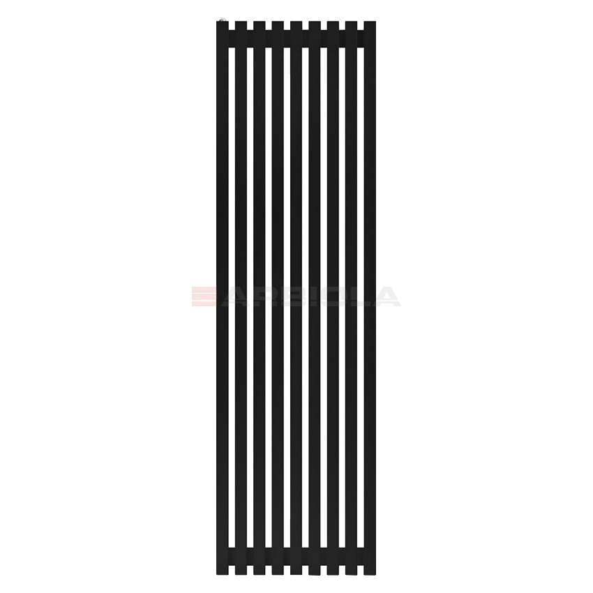 Arbiola Ritmo H 1800-40-09 секции черный вертикальный радиатор c боковым подключением Arbiola Ritmo H 1800-40-09 секции черный вертикальный радиатор c боковым подключением