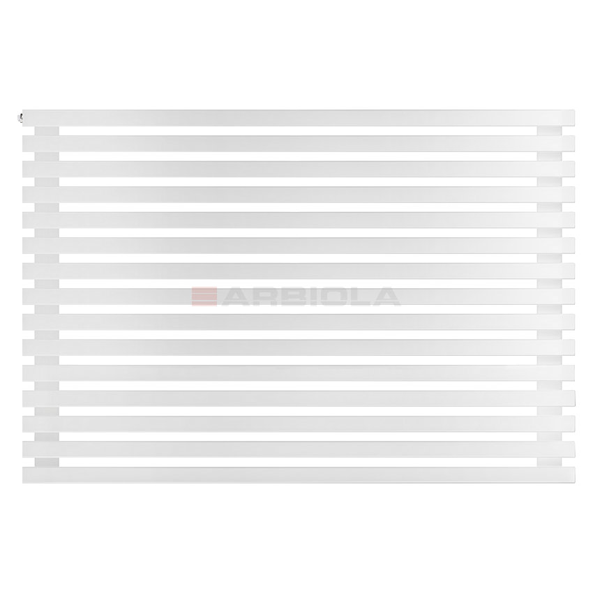 Arbiola Gorizont Ritmo H 1250-40-15 секций белый горизонтальный радиатор c боковым подключением Arbiola Gorizont Ritmo H 1250-40-15 секций белый горизонтальный радиатор c боковым подключением