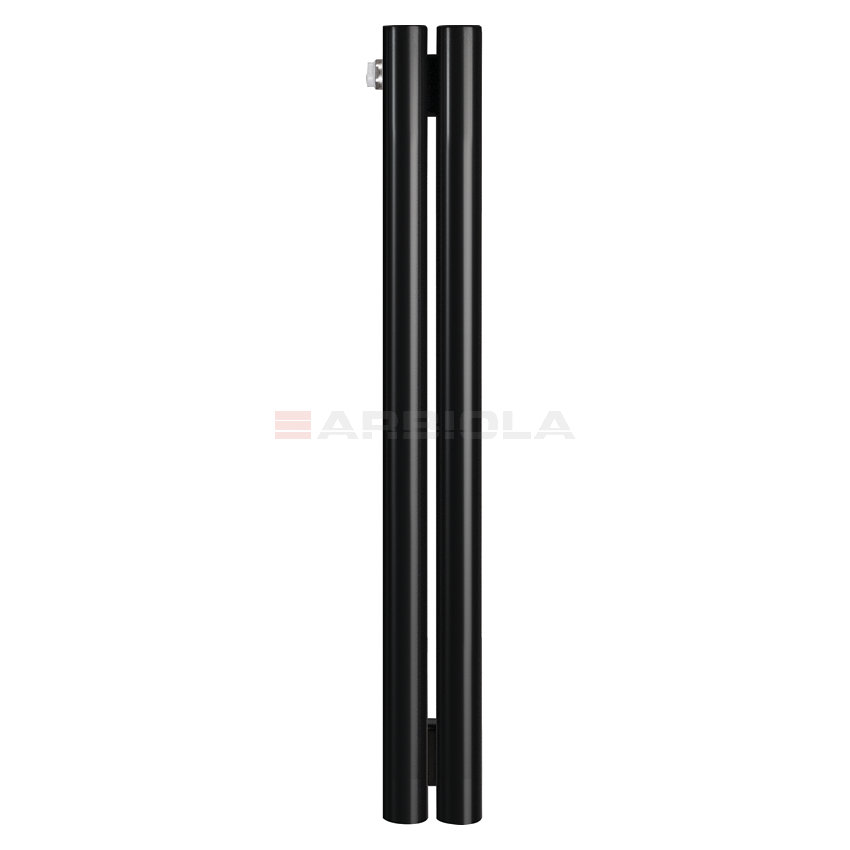 Arbiola Iris 42 H 750-42-02 секции черный вертикальный радиатор c боковым подключением Arbiola Iris 42 H 750-42-02 секции черный вертикальный радиатор c боковым подключением