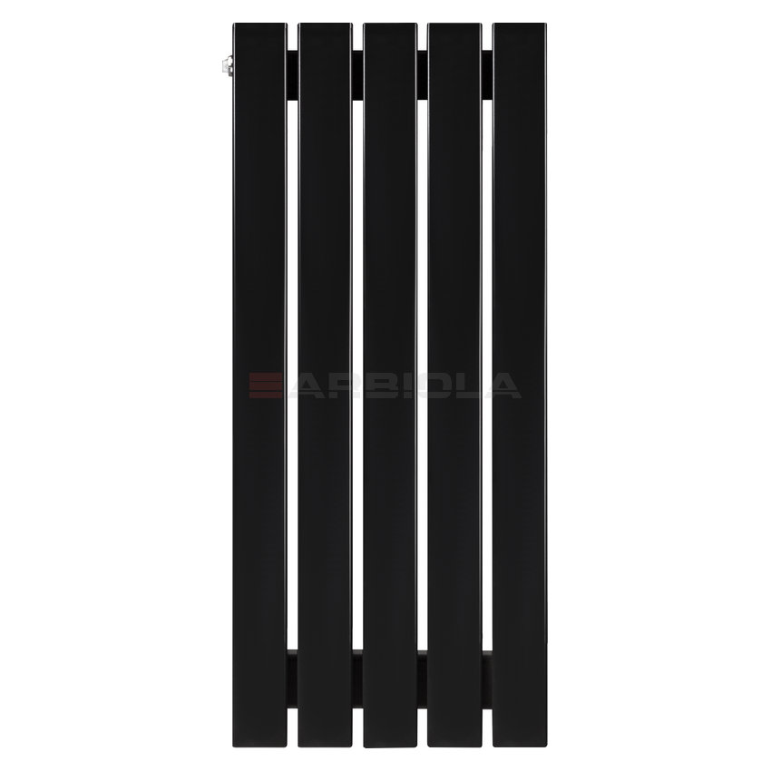 Arbiola Mono H 750-60-05 секции черный вертикальный радиатор c боковым подключением Arbiola Mono H 750-60-05 секции черный вертикальный радиатор c боковым подключением