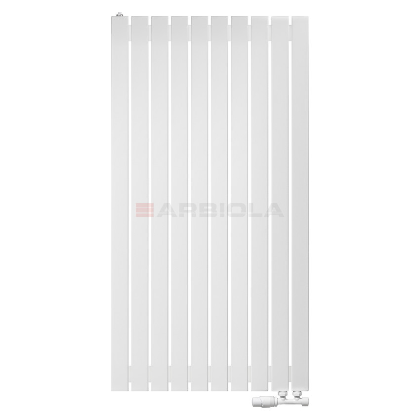 Arbiola Liner V 1000-36-10 секции белый вертикальный радиатор c нижним подключением