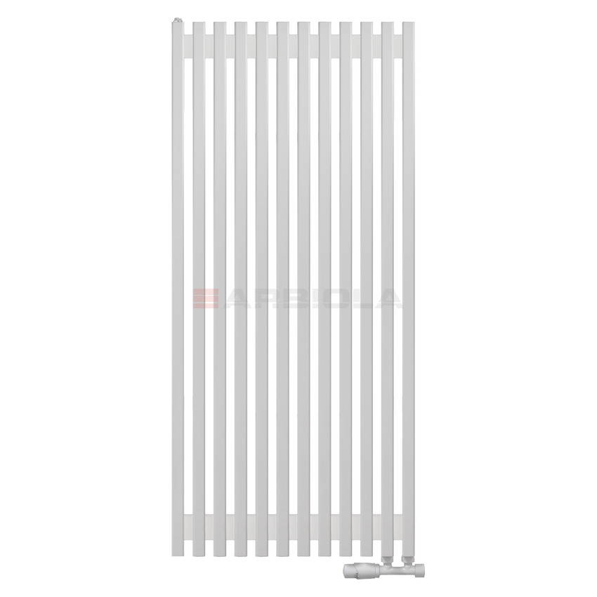 Arbiola Compact V 1000-63-12 секции белый вертикальный радиатор c нижним подключением Arbiola Compact V 1000-63-12 секции белый вертикальный радиатор c нижним подключением