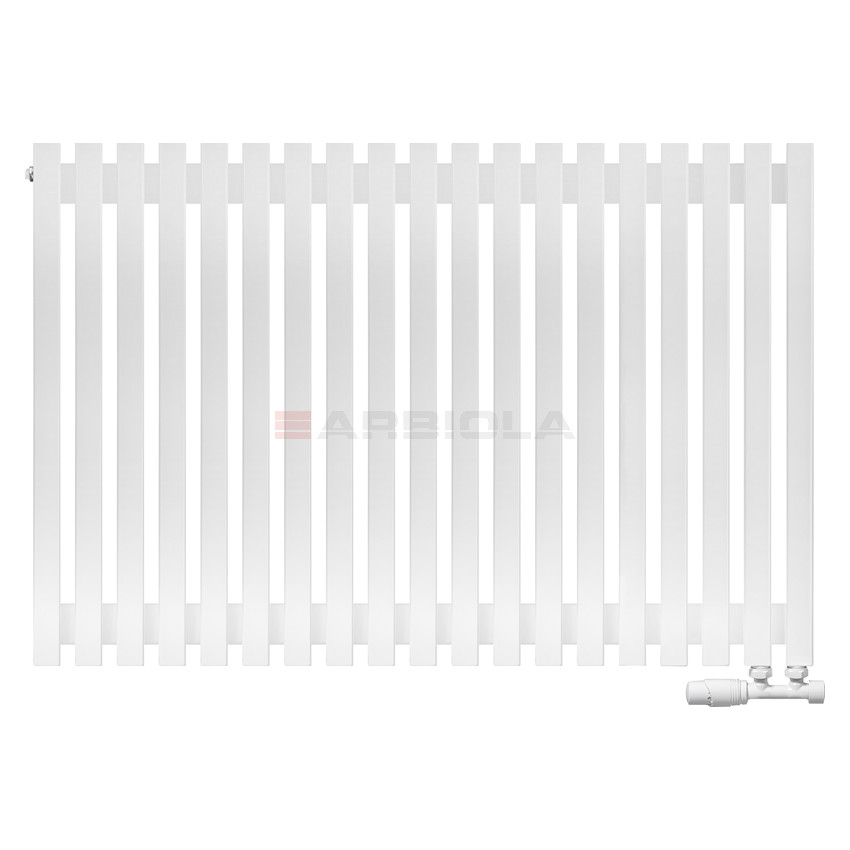 Arbiola Ritmo V 750-40-19 секции белый вертикальный радиатор c нижним подключением Arbiola Ritmo V 750-40-19 секции белый вертикальный радиатор c нижним подключением
