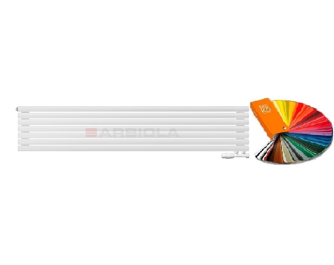 Arbiola Gorizont Iris V 1800-42-07 секции цветной горизонтальный радиатор c нижним подключением Arbiola Gorizont Iris V 1800-42-07 секции цветной горизонтальный радиатор c нижним подключением
