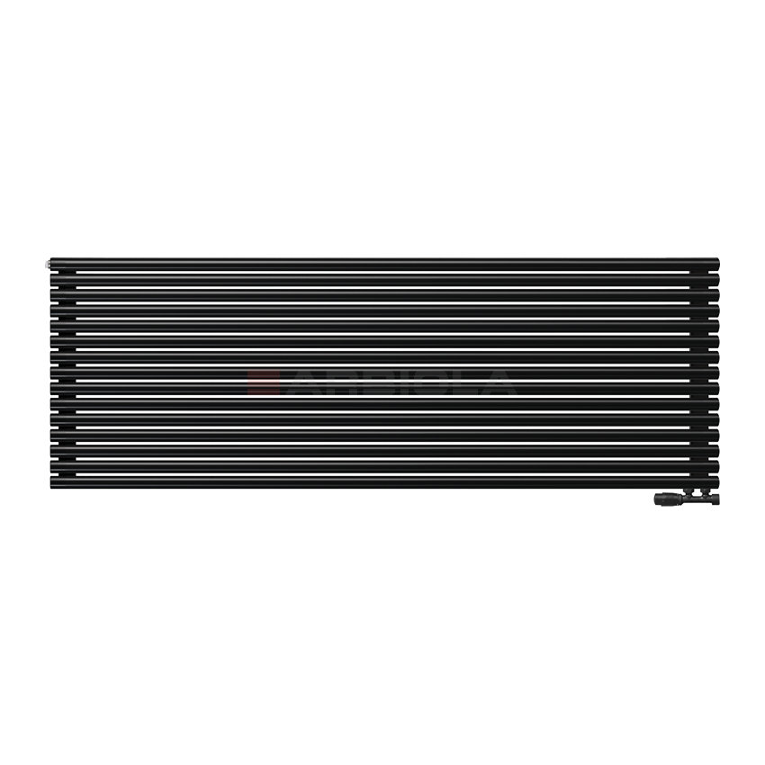 Arbiola Gorizont Iris V 2200-42-15 секции черный горизонтальный радиатор c нижним подключением Arbiola Gorizont Iris V 2200-42-15 секции черный горизонтальный радиатор c нижним подключением