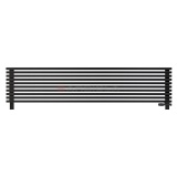 Arbiola Gorizont Compact VZ 2000-63-10 секции черный горизонтальный радиатор c нижним подключением с ножками