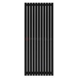 Arbiola Mono H 1750-60-11 секции черный вертикальный радиатор c боковым подключением