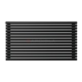 Arbiola Gorizont Iris H 1200-42-14 секции черный горизонтальный радиатор c боковым подключением