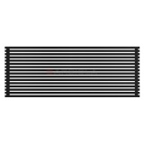 Arbiola Gorizont Ritmo H 2500-40-16 секций чёрный горизонтальный радиатор c боковым подключением