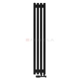  Arbiola Ritmo V 1250-40-04 секции черный вертикальный радиатор c нижним подключением