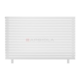 Arbiola Gorizont Liner HZ 1800-36-16 секции белый горизонтальный радиатор c боковым подключением с ножками