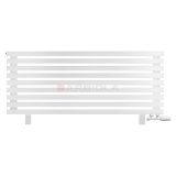Arbiola Gorizont Ritmo VZ 1250-40-09 секций белый горизонтальный радиатор c нижним подключением (на ножках)