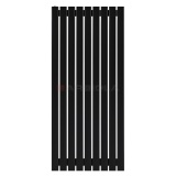 Arbiola Mono H 1000-60-09 секции черный вертикальный радиатор c боковым подключением