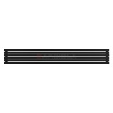 Arbiola Gorizont Ritmo H 2500-40-06 секций чёрный горизонтальный радиатор c боковым подключением