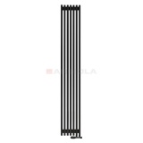 Arbiola Compact V 2200-63-07 секции черный вертикальный радиатор c нижним подключением