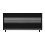 Arbiola Gorizont Liner HZ 2500-36-16 секции черный горизонтальный радиатор c боковым подключением с ножками