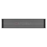 Arbiola Gorizont Ritmo H 2200-40-08 секций чёрный горизонтальный радиатор c боковым подключением