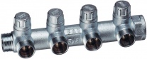 Far Запорный коллектор 3/4"ВР-НР с 4 отводами М24х19