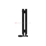  Arbiola Ritmo V 500-40-02 секции черный вертикальный радиатор c нижним подключением