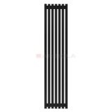  Arbiola Ritmo H 1500-40-07 секции черный вертикальный радиатор c боковым подключением