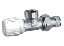 Far Угловой терморегулирующий вентиль с горизонтальной буксой 1/2" ВР