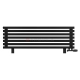 Arbiola Gorizont Ritmo VZ 1250-40-07 секций чёрный горизонтальный радиатор c нижним подключением (на ножках)
