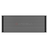 Arbiola Gorizont Ritmo H 2200-40-14 секций чёрный горизонтальный радиатор c боковым подключением